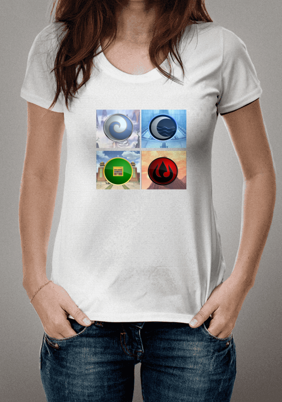 Camisa Avatar a Lenda de Aang