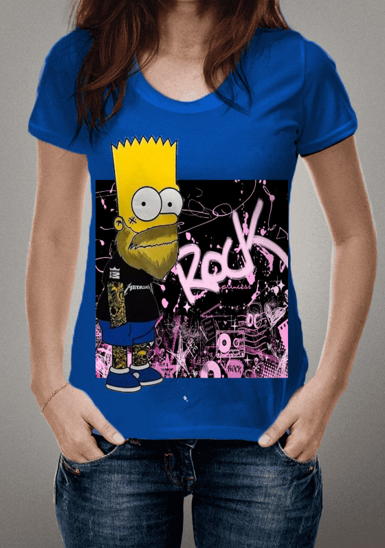 Nome do produto  camisa-bart-metal