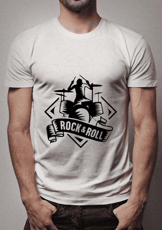 Nome do produto  Camisa bateria ROCK