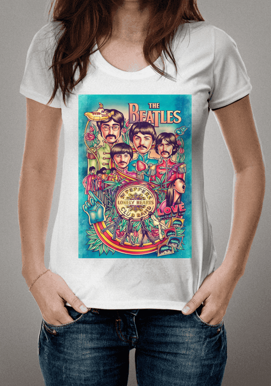 CAMISA BEATLES