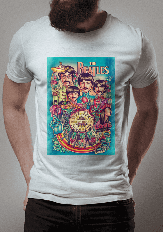 CAMISA BEATLES