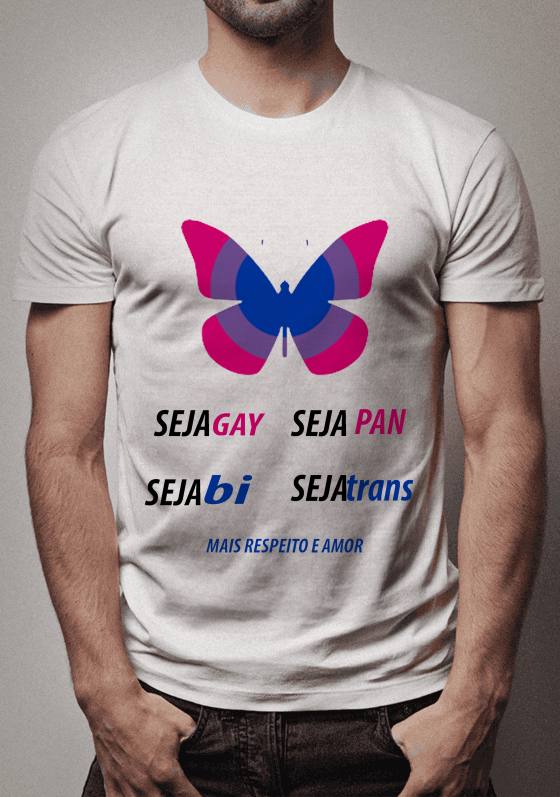 Nome do produto  camisa bissexual