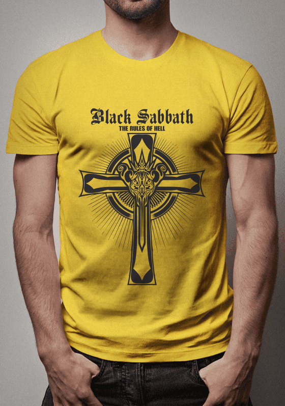 Nome do produto  CAMISA BLACK SABBATH 2 - DESIGN PRETO