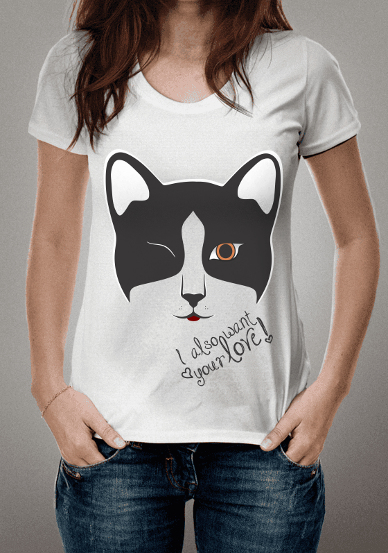 Nome do produto  Camisa Blind Cat