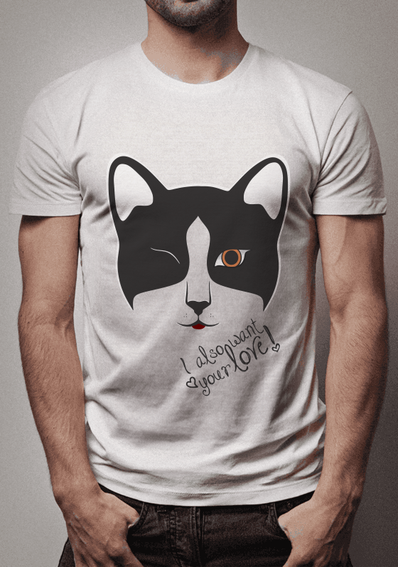 Nome do produto  Camisa Blind Cat