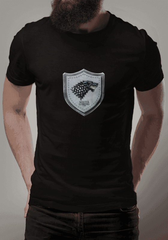 Nome do produto  Camisa Brasão Stark