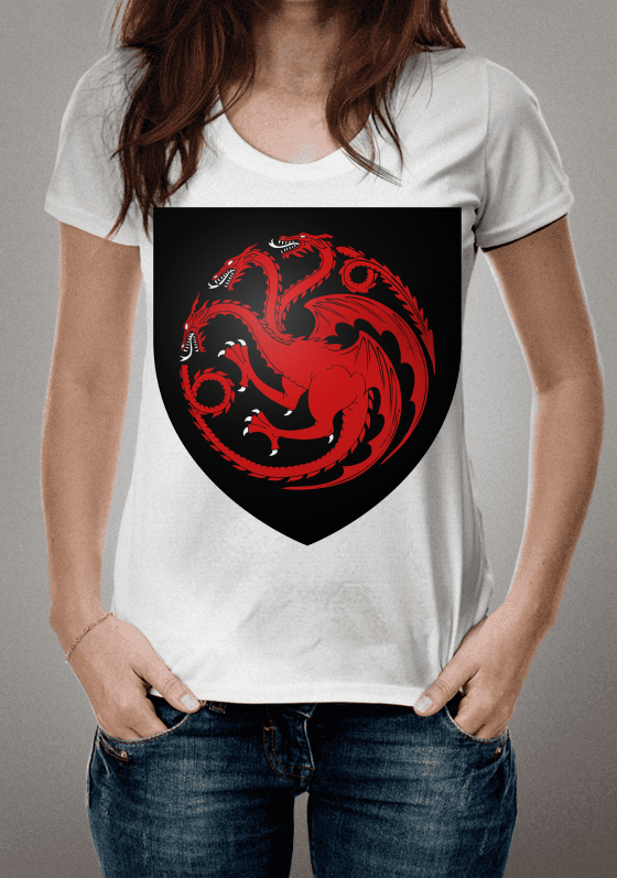 Nome do produto  Camisa Brasão Targaryen