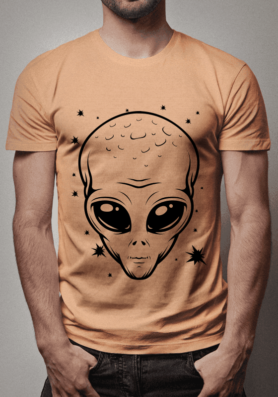Nome do produto: Camisa Cabeça Alien