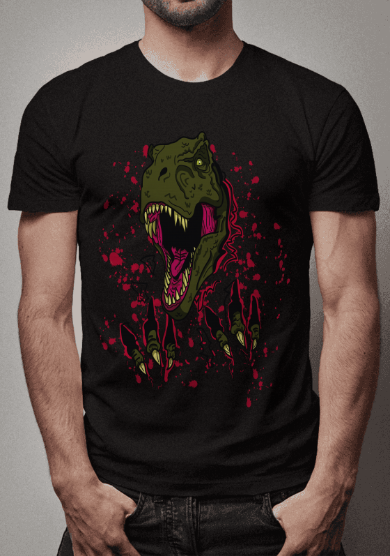 Nome do produto: Camisa Camiseta T rex Rexy Jurassic