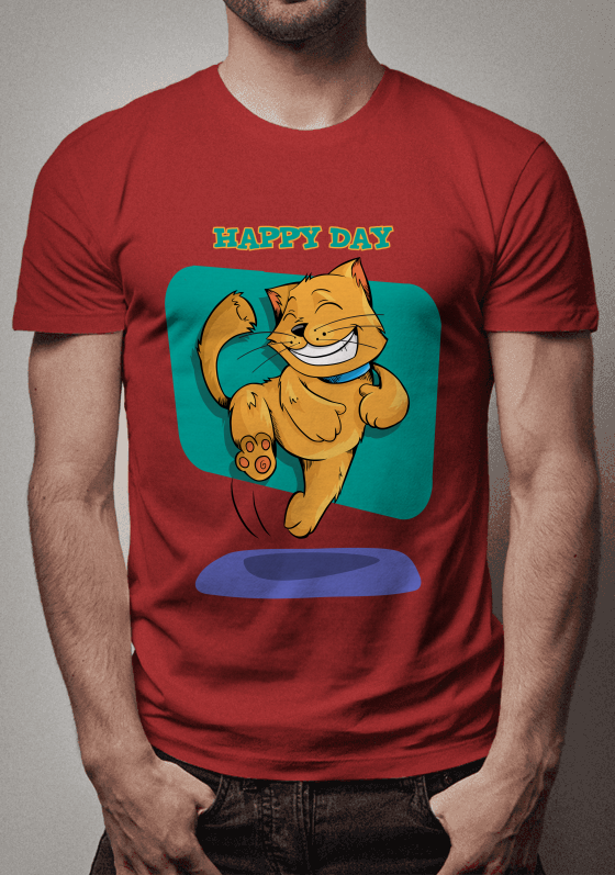 Nome do produto  Camisa Cat Happy