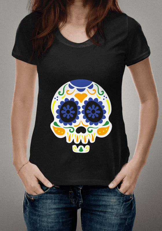 Nome do produto  Camisa Caveira Méxicana