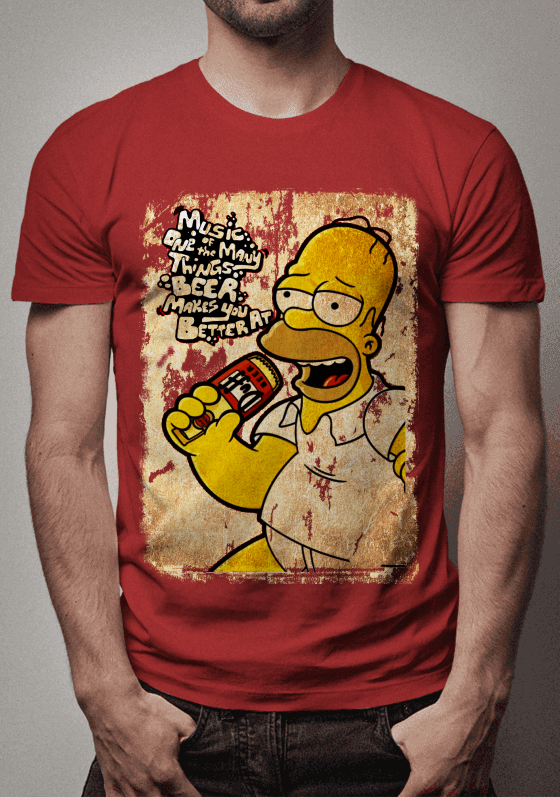 CAMISA CERVEJA DUFF HOMER SIMPSONS