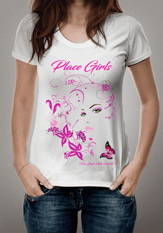 Nome do produto  camisa da  marca Place  Girls 