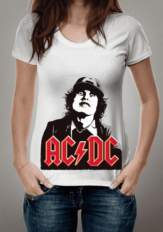CAMISA DE ROCK, ACDC,