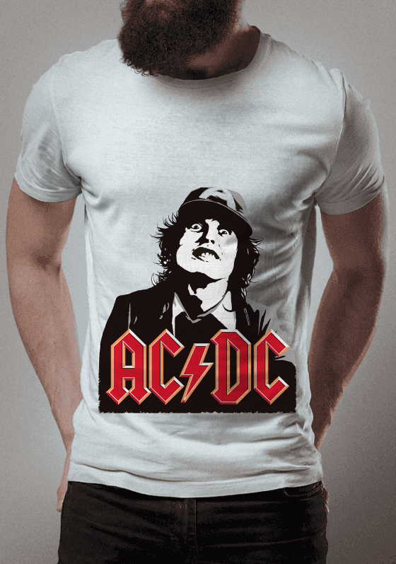 CAMISA DE ROCK, ACDC,