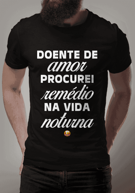 Nome do produto  CAMISA DOENTE DE AMOR FEMININA