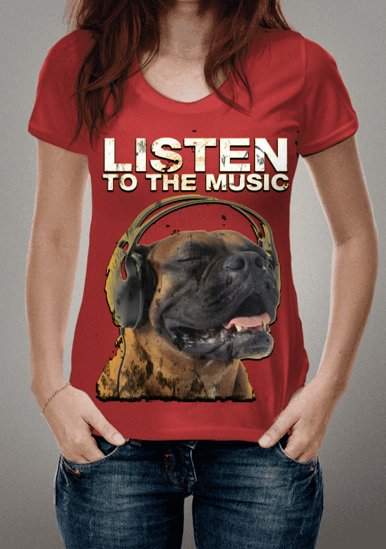 CAMISA DOG MUSIC