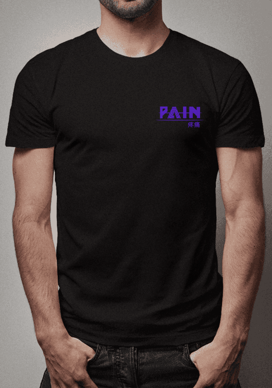 Nome do produto  Camisa estampada na lateral PAIN