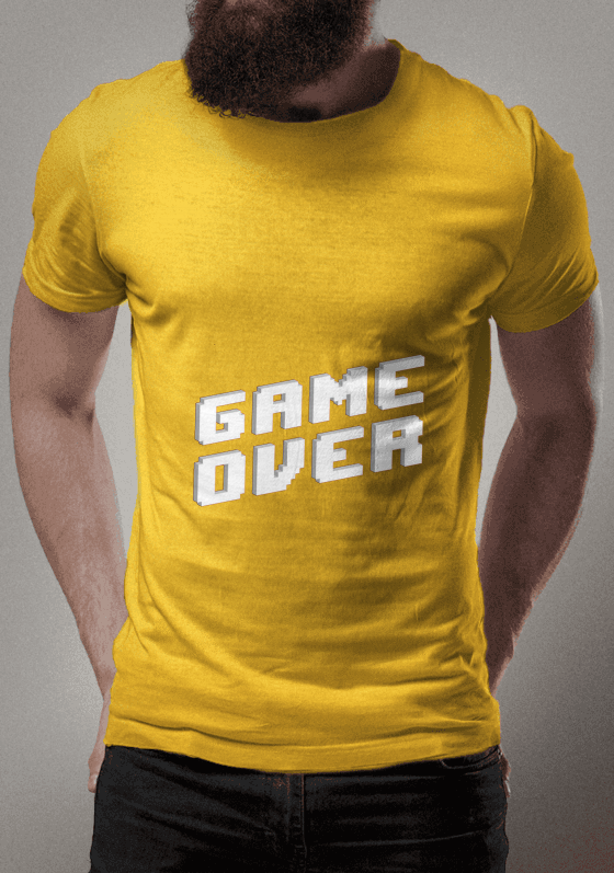 Nome do produto  Camisa Game Over