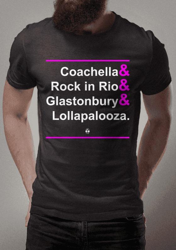 Camisa Grandes Festivais de Música
