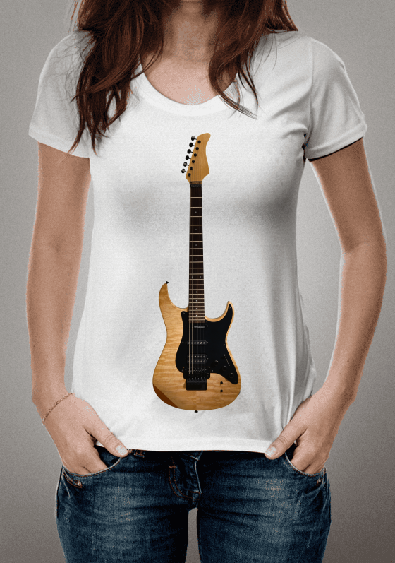 Nome do produto  Camisa Guitarra 4