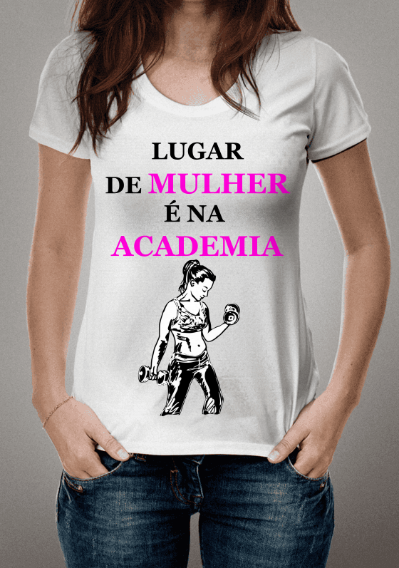 Camisa Gym feminina