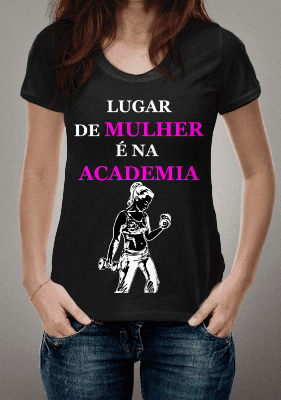 Camisa Gym feminina