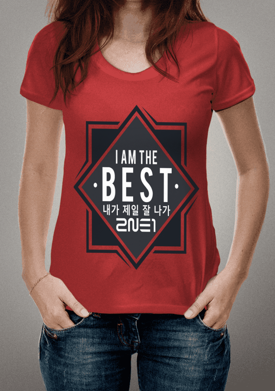 Nome do produto  Camisa I Am The Best 2NE1