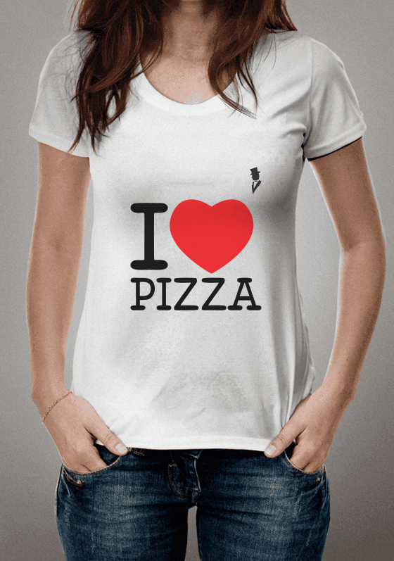 Nome do produto  Camisa I love Pizza @homensdeverdade