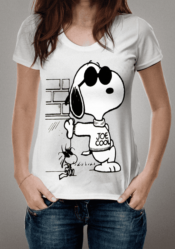 Nome do produto  Camisa Joe Cool ( Snoopy)