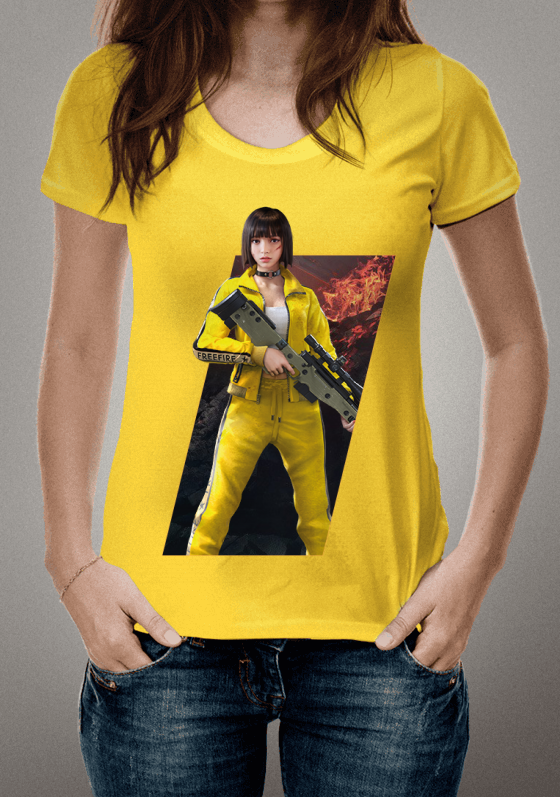 CAMISA KELLY DO FREE FIRE