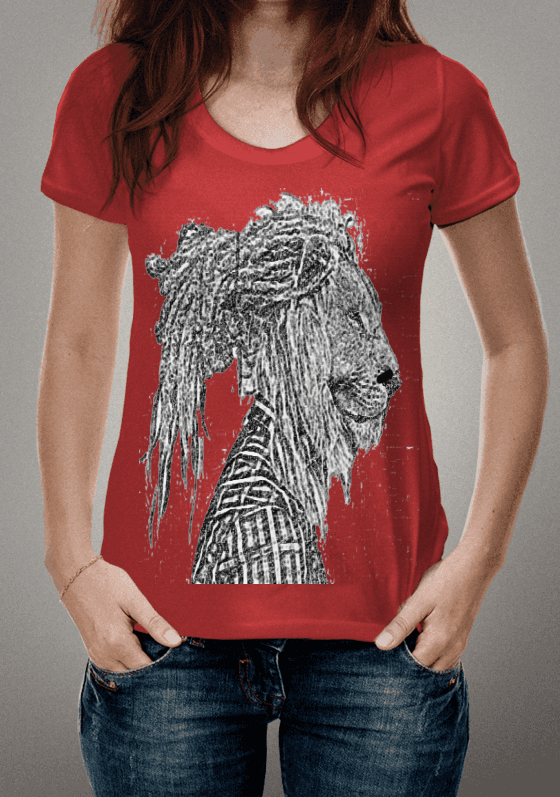 Nome do produto  Camisa Leão Rastafari