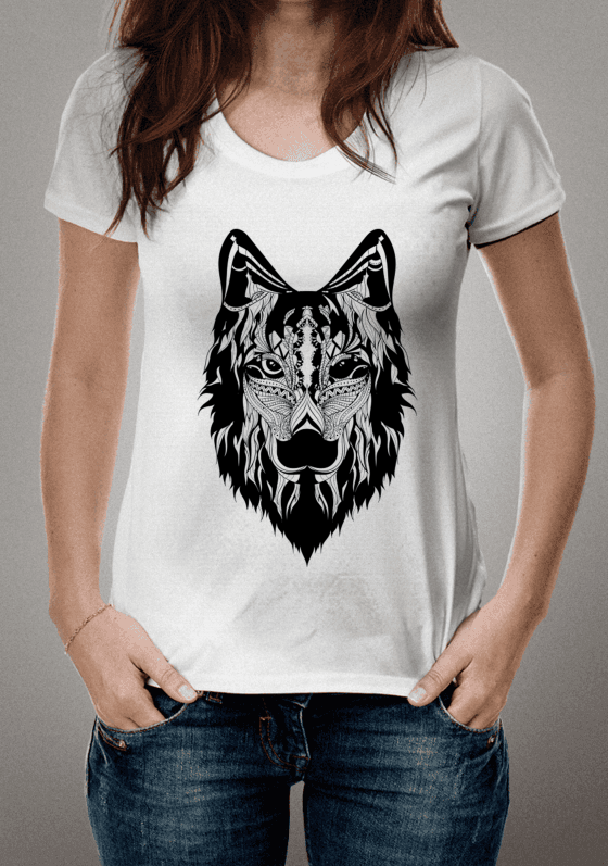 Nome do produto  Camisa Lobo 2 Faces