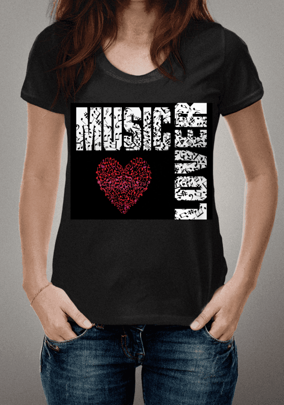 Nome do produto  Camisa Lover Music Prata Masculina