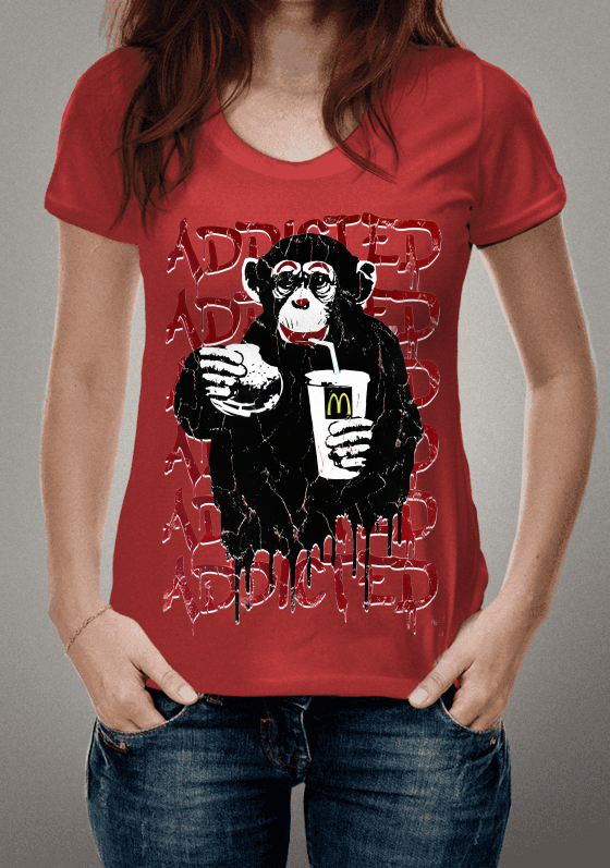 Nome do produto  CAMISA MACACO ENGRAÇADO
