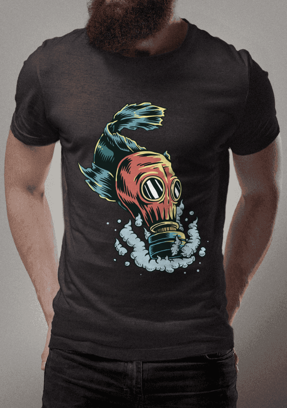 Nome do produto  Camisa mascara steampunk