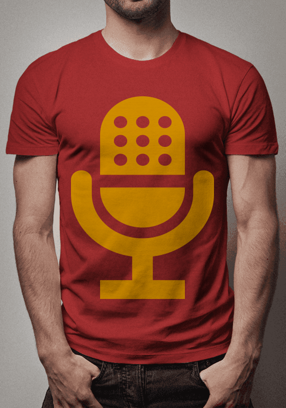 Nome do produto  Camisa Microfone Condensador Amarelo