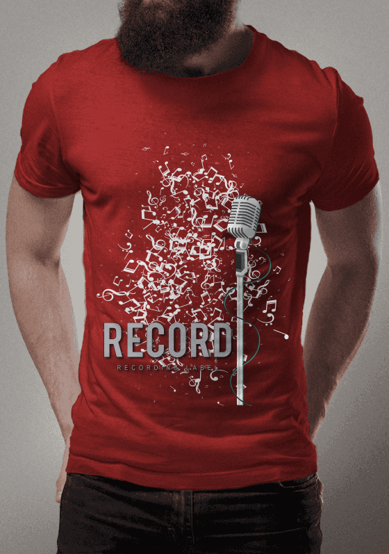 Nome do produto  Camisa Microfone Record