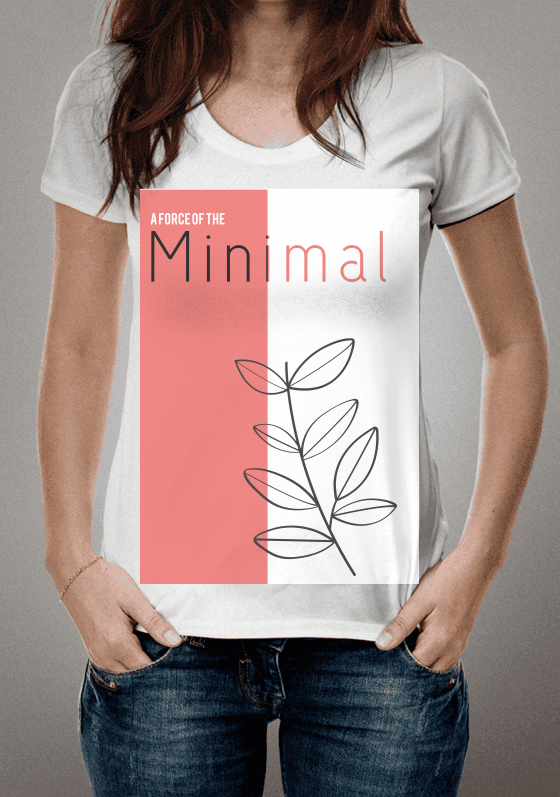 Nome do produto  camisa minimalista