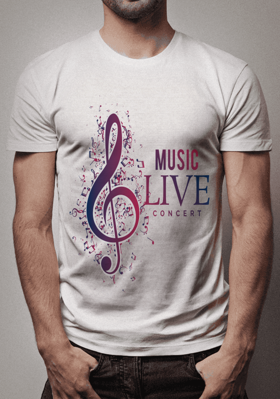 Nome do produto  Camisa Music Live Concert