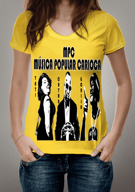 Nome do produto: CAMISA MÚSICA POPULAR CARIOCA - FUNK