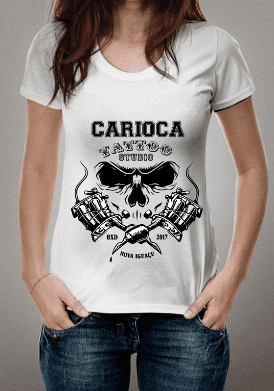 Nome do produto  Camisa Oficial Carioca Tattoo Studio