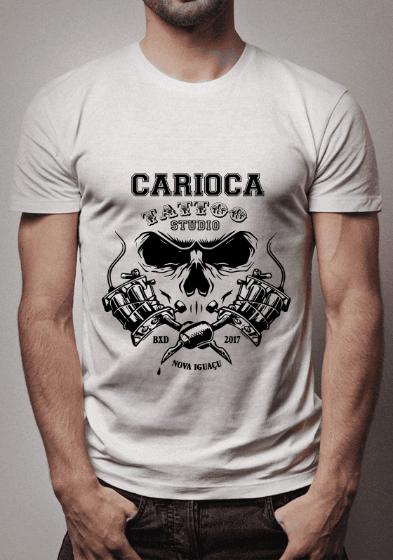 Nome do produto  Camisa Oficial Carioca Tattoo Studio