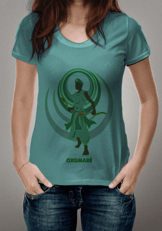 Nome do produto  CAMISA ORIXAS OXUMARÉ-VANDXMODA