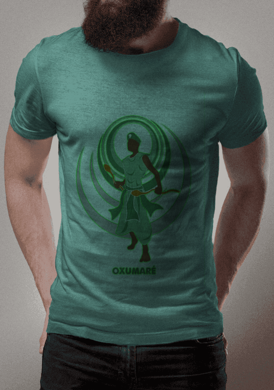 Nome do produto: CAMISA ORIXAS OXUMARÉ-VANDXMODA