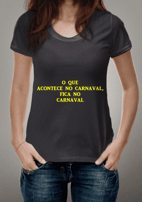 Nome do produto  Camisa para o Carnaval
