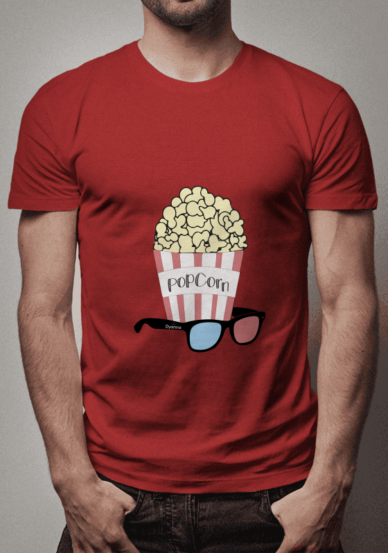 Nome do produto  Camisa Popcorn 