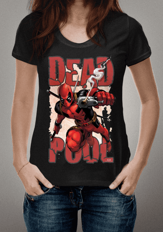 Camisa Preta Deadpool