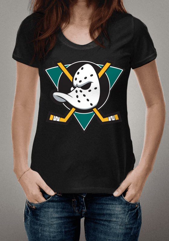 Camisa preta Mascara de Hockei