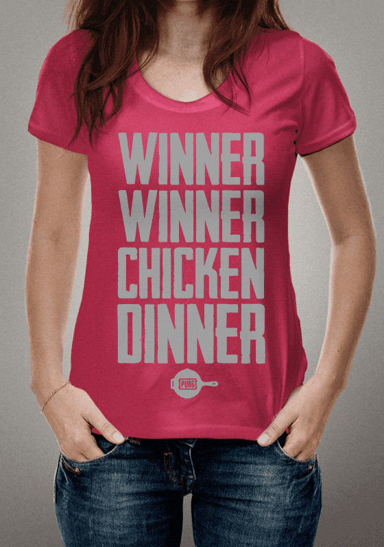 Camisa PUGB Winner Winner Chicken Dinner!